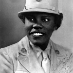 A women from The 6888 Central Postal Directory Battalion