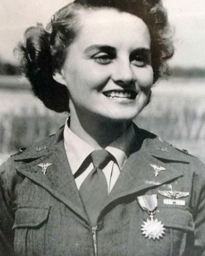 2015 US Army Women's Foundation Hall of Fame Distinguished Flying Cross Recipient 1LT Roberta Schilbach Ross