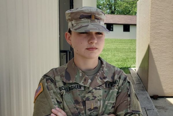 Ohio’s first female infantry officer on COVID-19 front lines