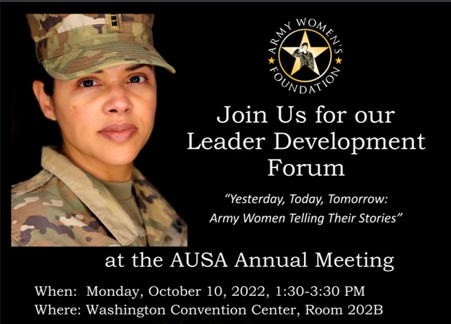 AUSA Leadership Forum Panel “Leading from the Front”