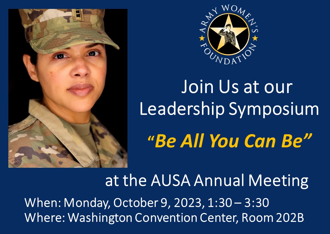 Join Us at AUSA for the U.S. Army Women’s Foundation Leadership Symposium