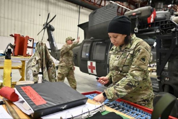 Photo By Master Sgt. Arthur Wright | Cpl. Marquita Chase, avionic mechanic, District of Columbia Army National Guard