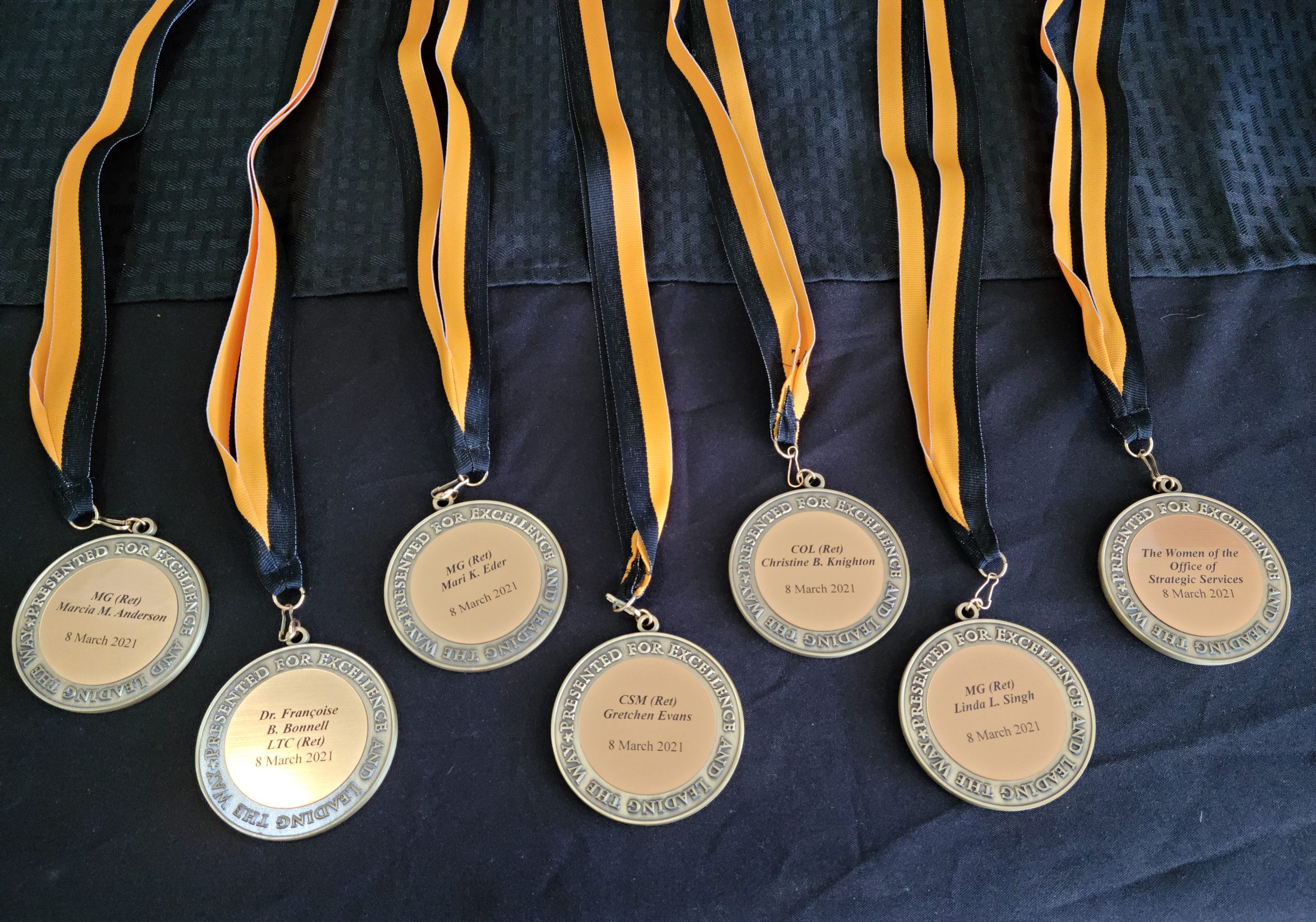 2021 HOF medals